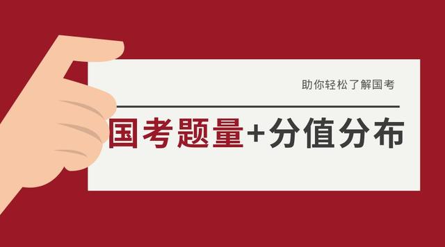 2019年國家公務(wù)員考試，行測分值分布表匯總！