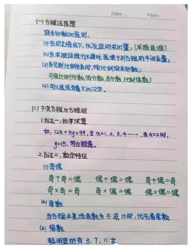 行測(cè)公式記不?。繉W(xué)霸幾張筆記就搞定了！