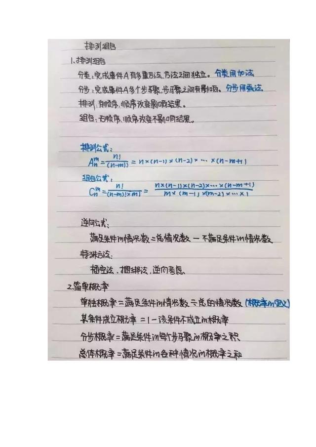 行測(cè)公式記不??？學(xué)霸幾張筆記就搞定了！